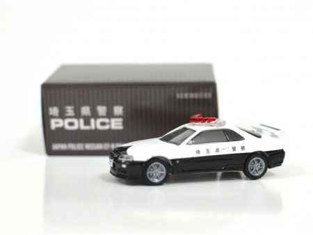 Tarmac Works X Greenlight 1 64 Nissan GTR R 34 Japan police on Sale