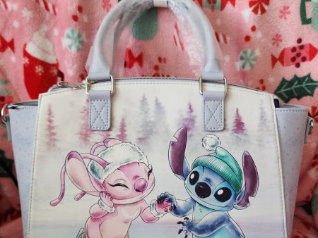 Loungefly Disney Stitch and Angel Holiday Handbag Online