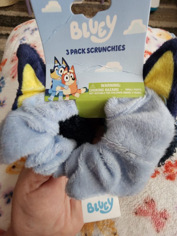 Bluey Hair Scrunchies Set For Sale