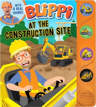 Blippi: At the Construction Site (4 Button Sound Book) Hot on Sale